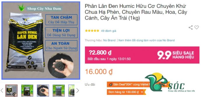 Phân lân hạ phèn, khử chua